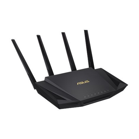 Asus | Wireless Wifi 6 Dual Band Gigabit Router | RT-AX58U | 802.11ax | 2402+574 Mbit/s | 10/100/1000 Mbit/s | Ethernet LAN (RJ- - 7